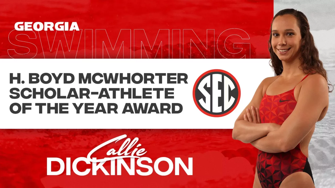 Georgia’s Callie Dickinson Named SEC McWhorter Women’s Scholar-Athlete of the Year