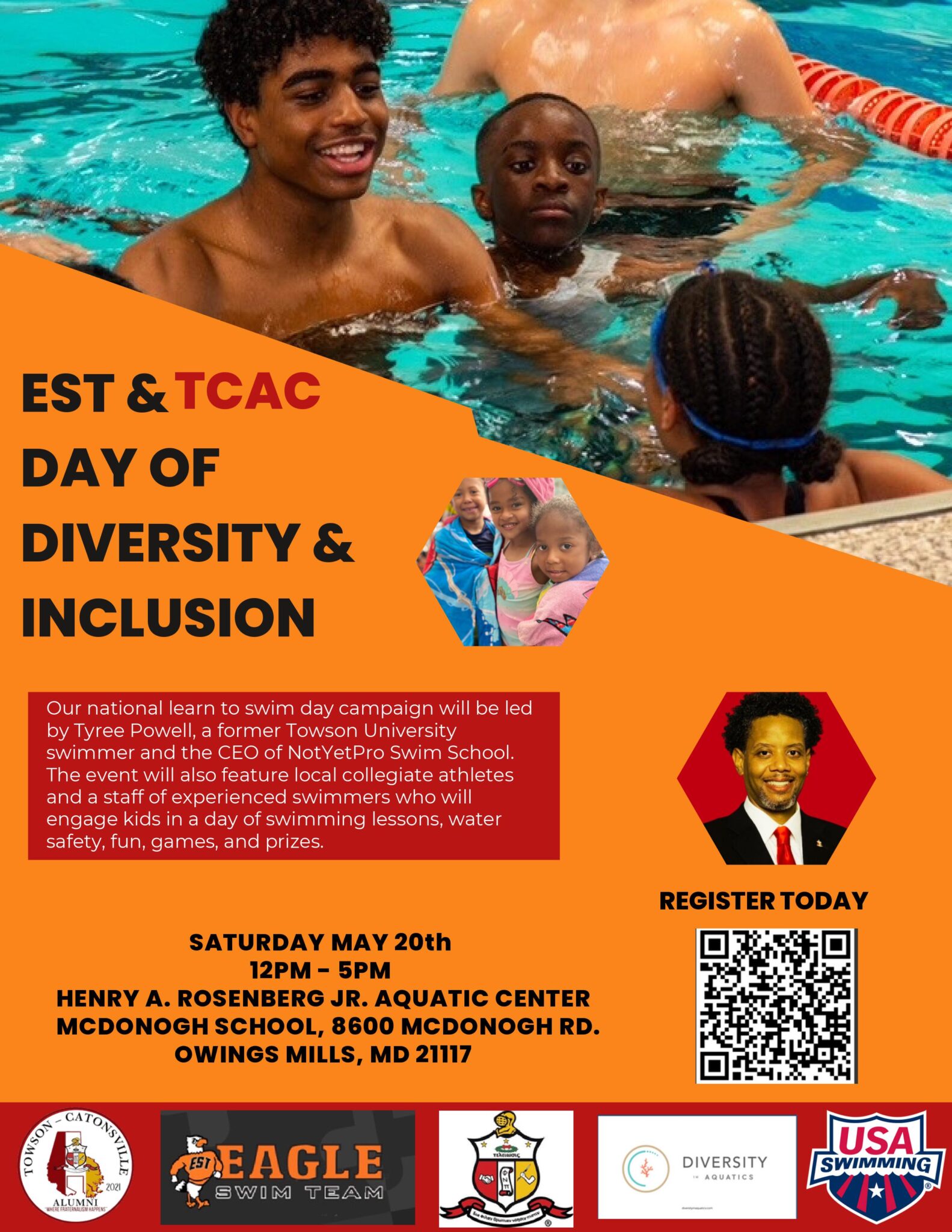 Mysterieus code Slovenië Eagle Swim Team, Kappa Alpha Psi® Partner 2nd Annual Day of Diversity and  Inclusion In Swimming