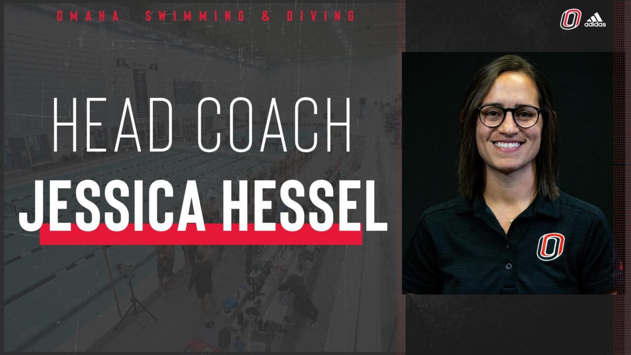 Nebraska Omaha Removes Interim Tag, Names Jessica Hessel Head Swimming Coach