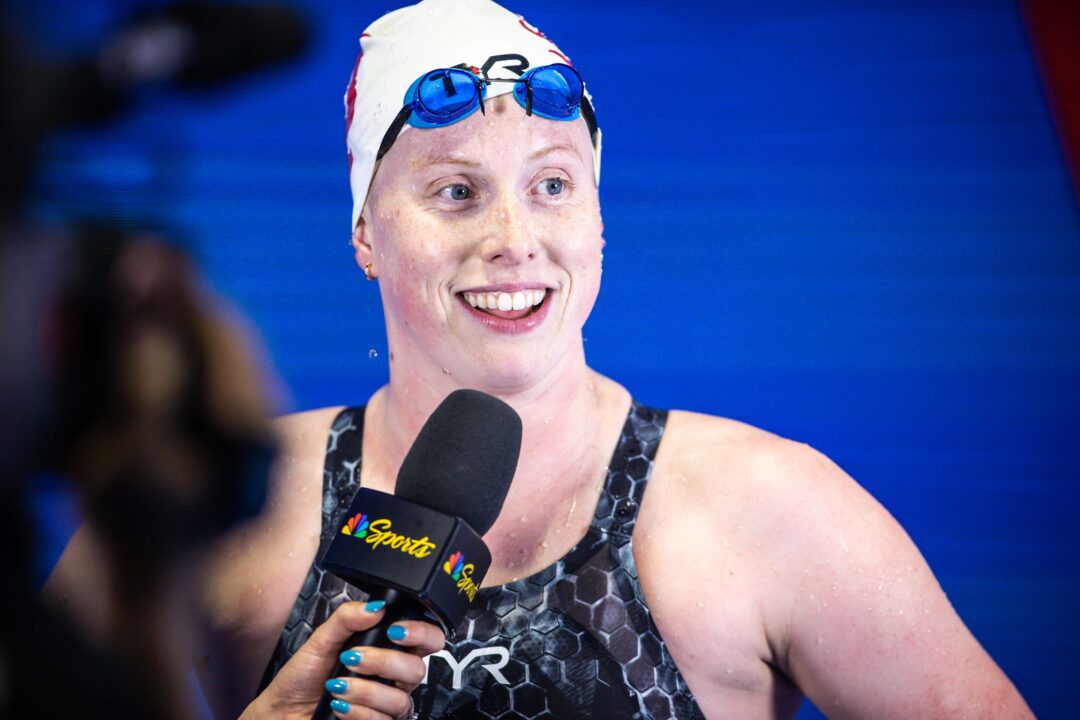 Lilly King Gets to Train in Sprint Group Now