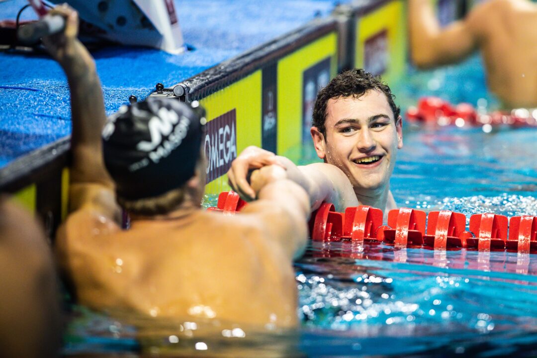 Matt Fallon on 200 Breast Race Strategy: “I like to draft off of people”