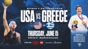 USA Water Polo To Honor 3x Olympic Champion Melissa Seidemann Before USA-Greece Game