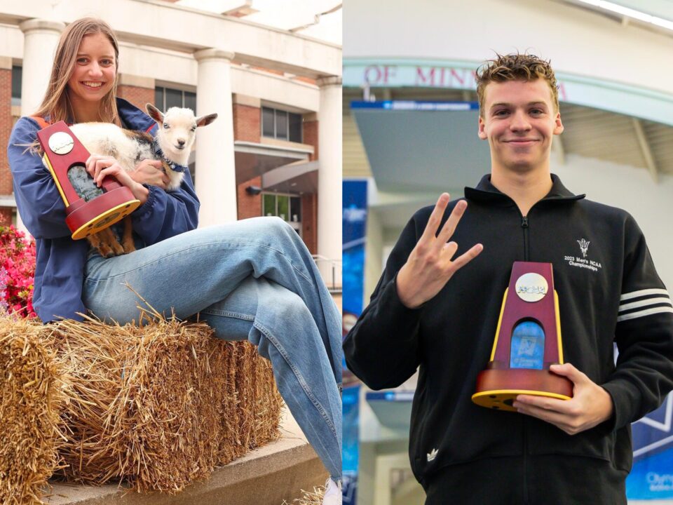Kate Douglass and Leon Marchand Snubbed By 2023 “Best College Athlete” ESPY Nominations