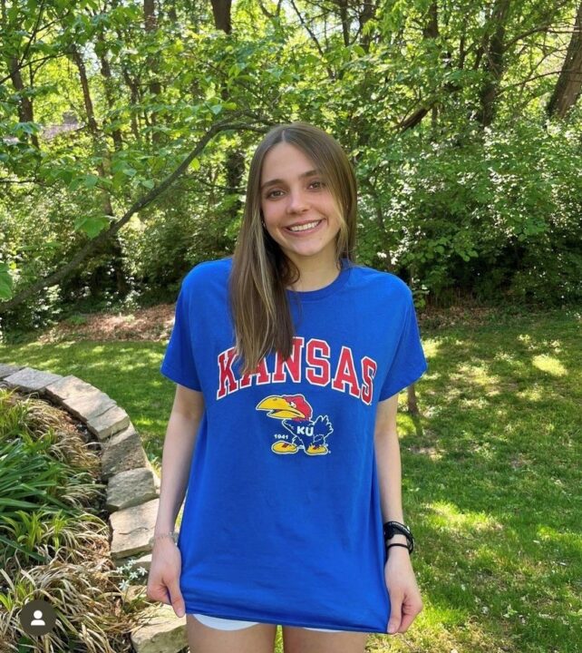 Futures Qualifier Sophie Wallace Commits to Swim at Kansas in 2024