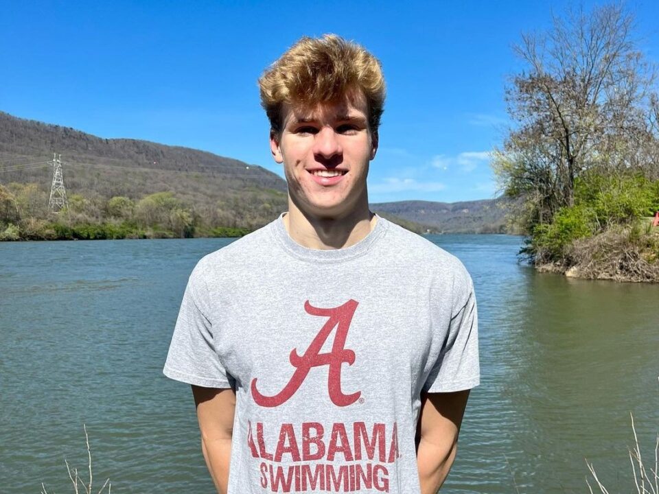 Breaststroke and Freestyler Will Taylor Commits to Alabama For Fall 2023