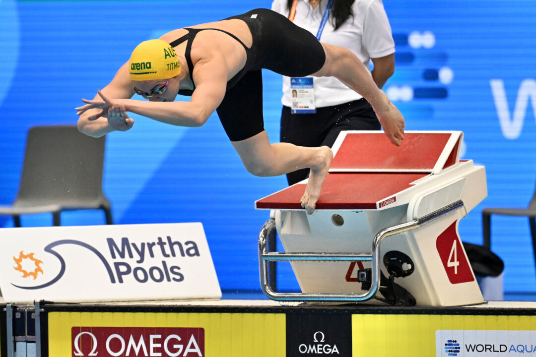 Ariarne Titmus Reclaims World Record In 400 Free For Fukuoka Gold