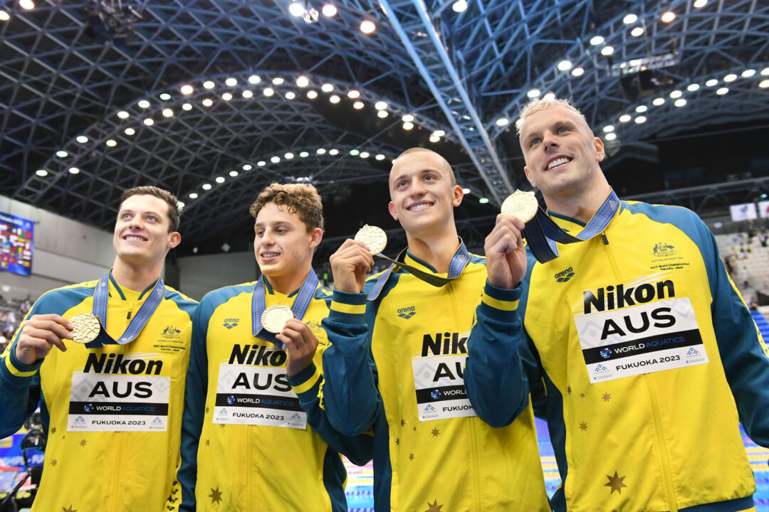 2024 World Championships Prelim Relay Lineups: Cartwright & Taylor In For Team Australia