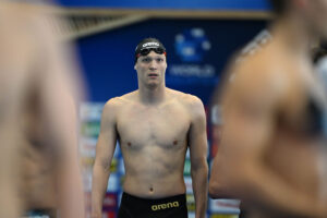 Felix Auboeck On Heat Sheets For Men’s 400 Freestyle On Final Morning Of European Champs