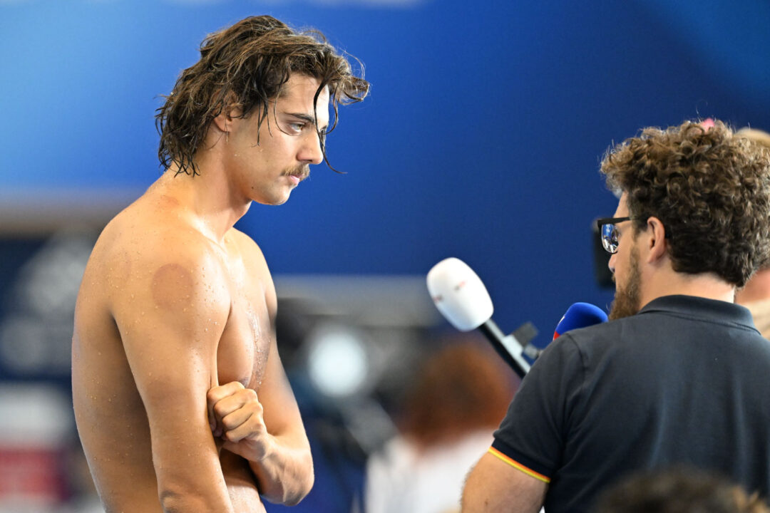 Thomas Ceccon Clocks 22.68 50 Fly To Become #7 Performer All-Time, Breaks Italian Record