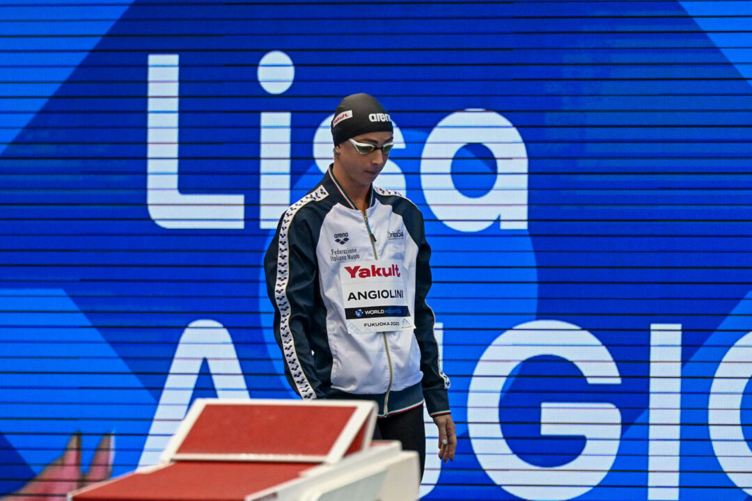 Lisa Angiolini Conquista La Sua Prima Olimpiade Qualificandosi Nei 100 Rana