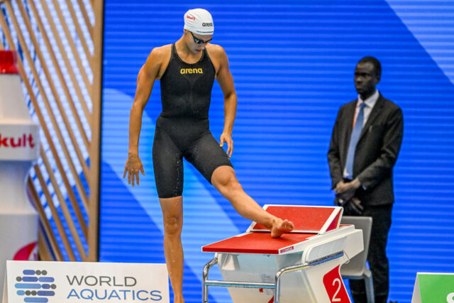 Barbora Seemanova Breaks Own Czech National Record With 53.50 100 Freestyle To Win Euro Title