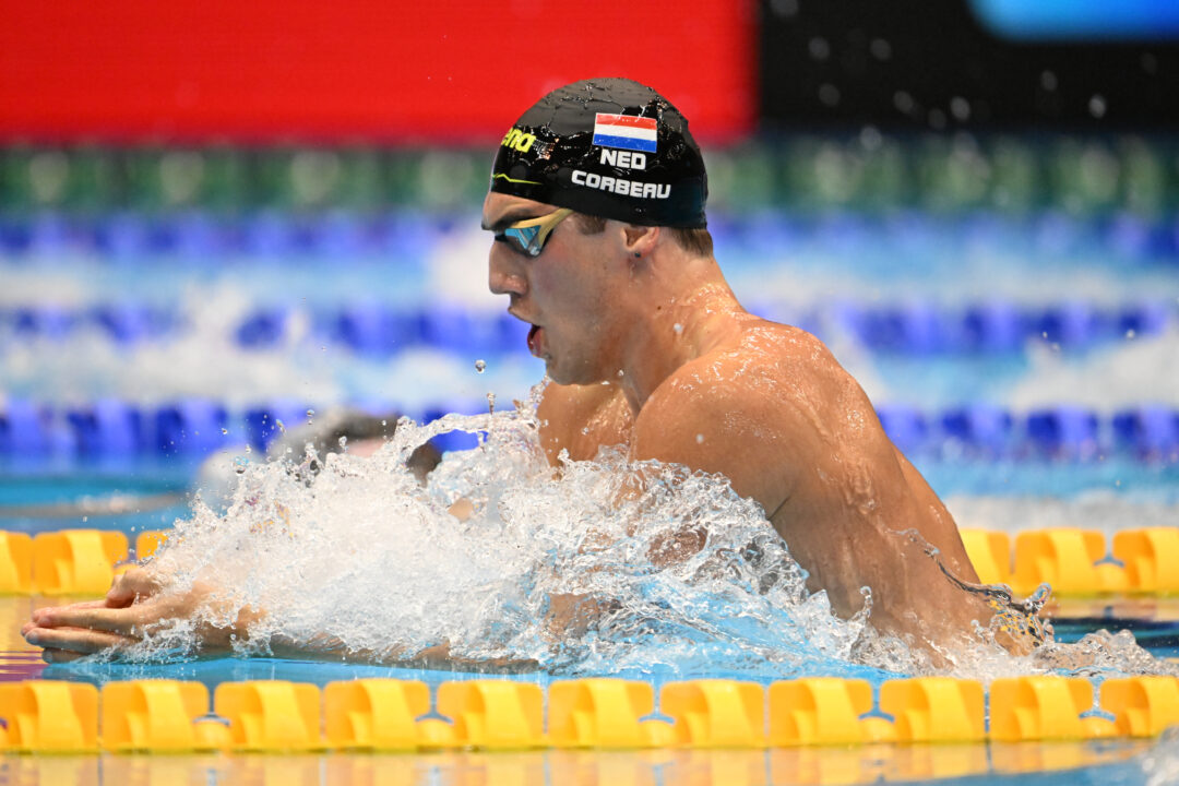 Dutch Breaststroke Stars Corbeau, Kamminga No Show 50 Breast Prelims