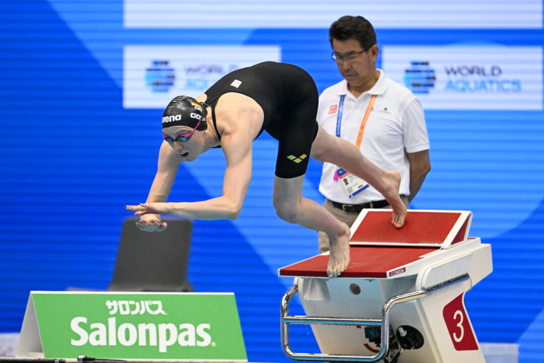 Schwimm WM: Isabel Gose wird Fünfte über 800 m Freistil