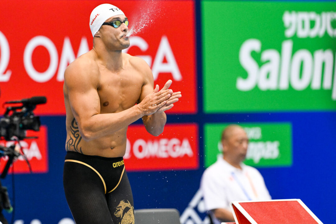 Grousset Doubles, Manaudou Hits 20.96 50 Free On Day 1 of French SC Champs