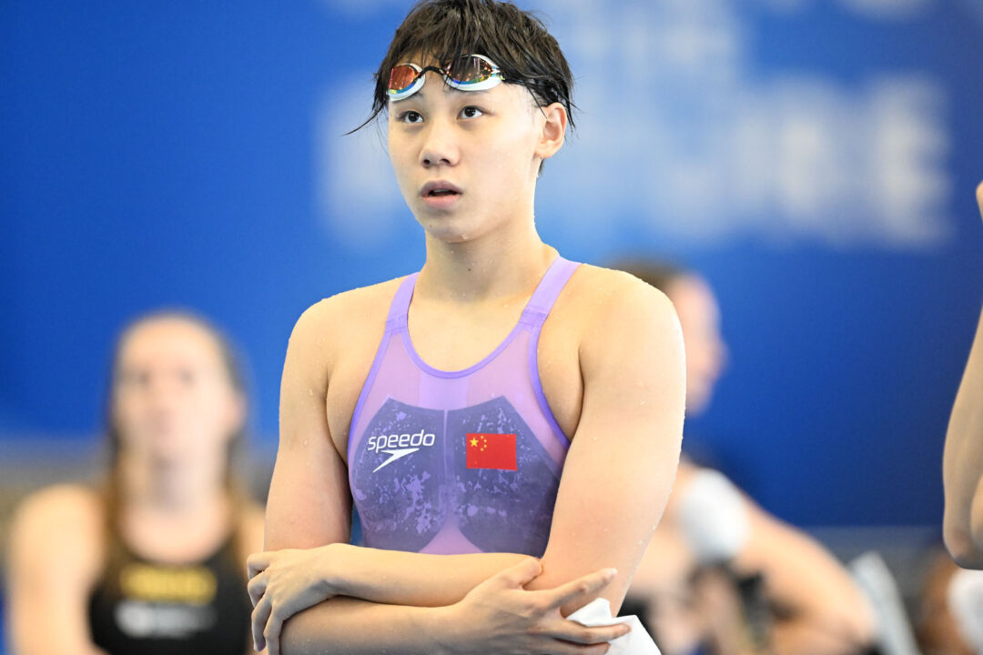 Cheng Yujie Leads Yu Yiting In Women’s 100 Free To Kick Off Chinese Spring Championships