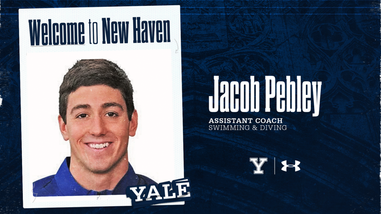 Olympian Jacob Pebley Joins Yale Swimming & Diving Coaching Staff