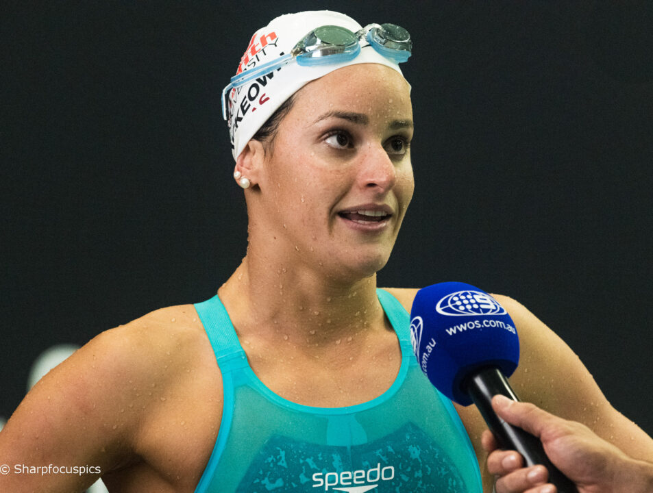 Kaylee McKeown Takes Down World Cup Record in 50 Back (27.24)