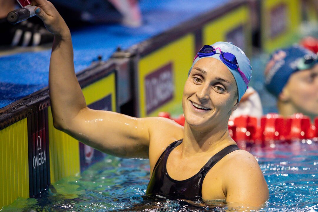 Leah Smith Swims 4:35 500 Free, 1:56 200 IM at Texas Women’s “Day 2 Divas” Speed Practice