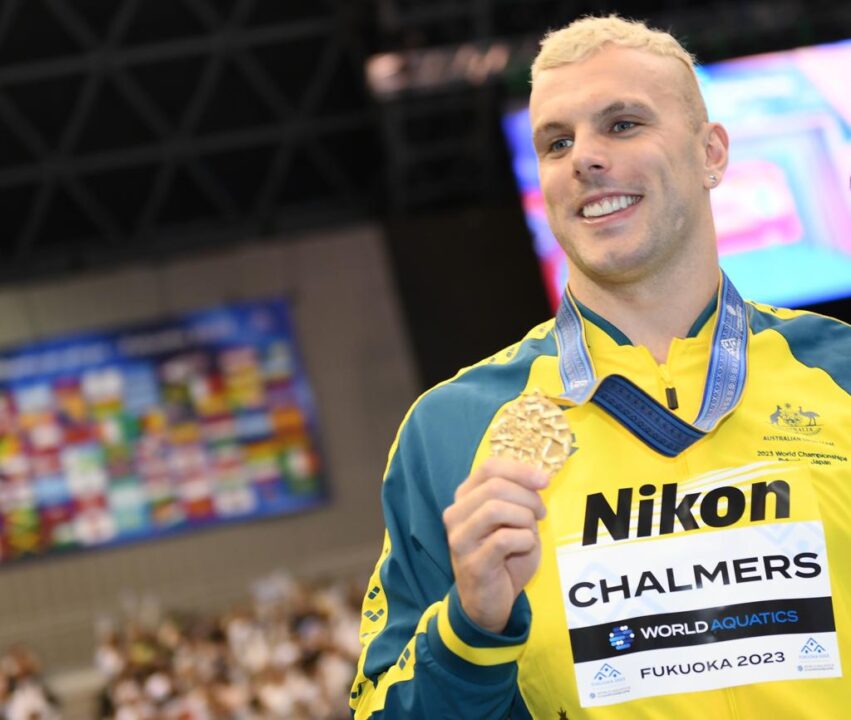 Kyle Chalmers Wins 100 FR to ‘Complete the Set’; David Popovici ‘Going to Be Just Fine’
