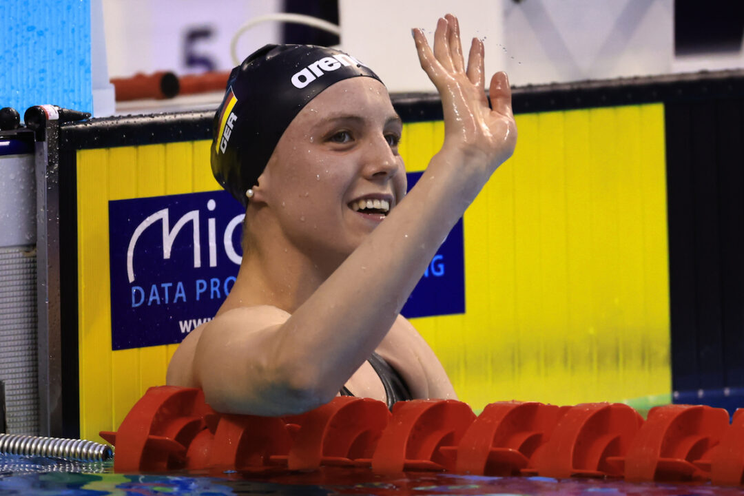 Germany’s Isabel Gose Puts Up #1 400 Free Time In The World This Season
