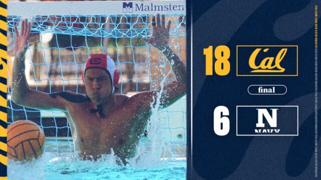 No. 1 Cal Men's Water Polo Downs No. 20 Navy