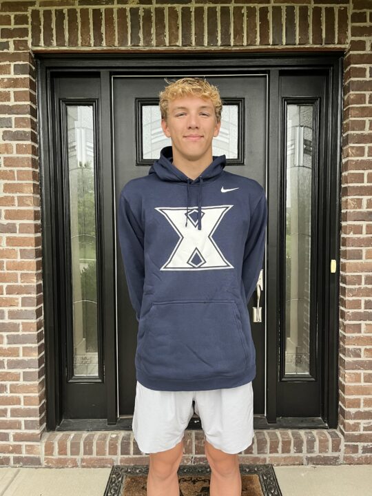 Brandon Malicki Commits to Xavier with Times Among Team’s Best All-Time