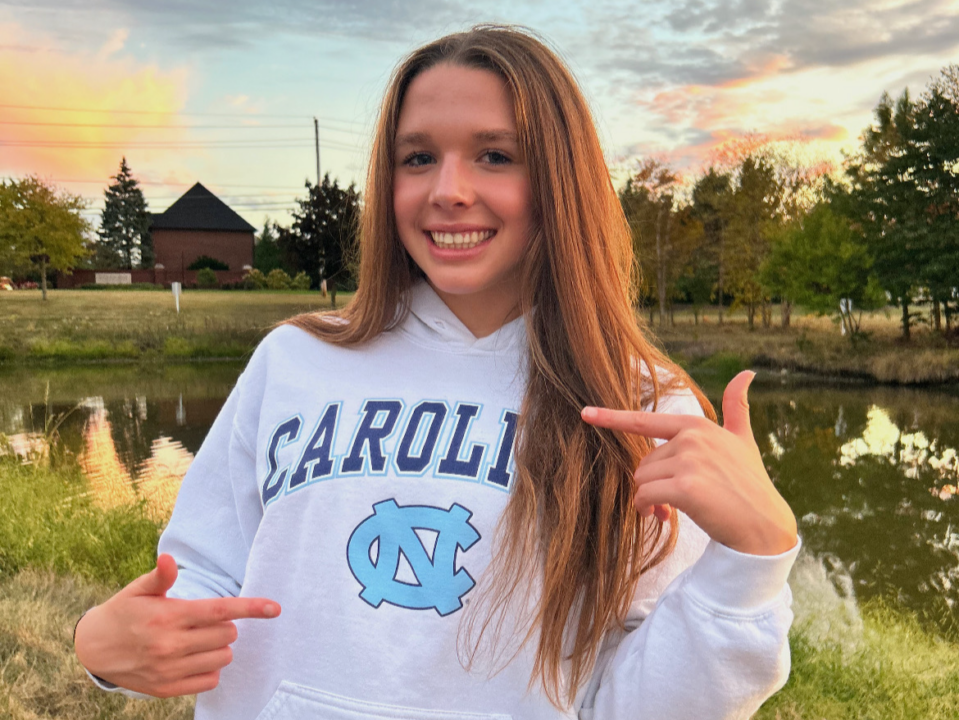 Carmel Distance Freestyler Lexie Ward (2025) Hands Verbal Commitment to North Carolina