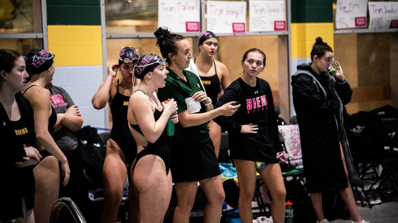Siena Women Roll Past Canisius, Rochester In Tri-Meet; Golden Griffin Men Top Yellowjackets
