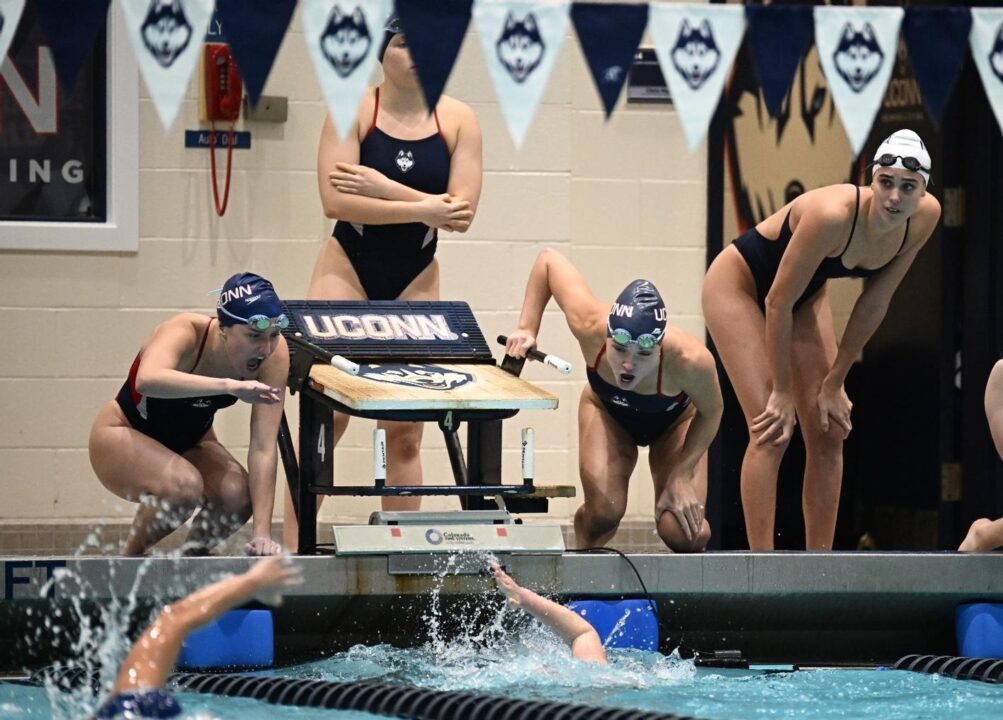 UConn Sets Pair of Pool Records En Route To Road Win At URI