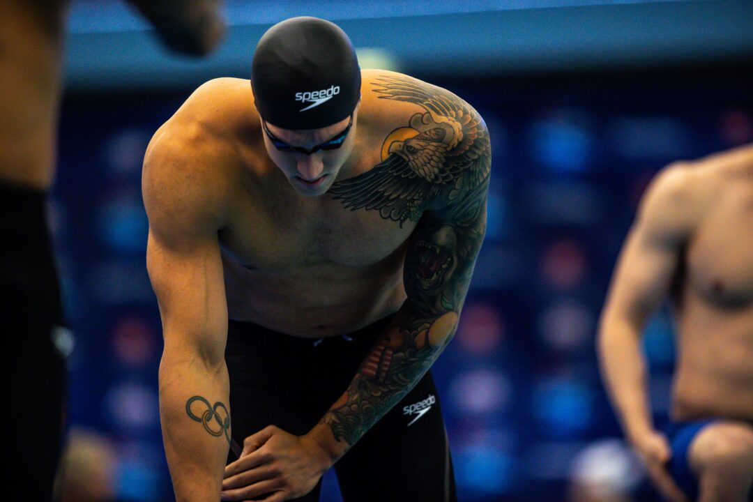 Caeleb Dressel Overcomes Faulty Block To Win Westmont 50 Free With Fastest Time in 2 Years