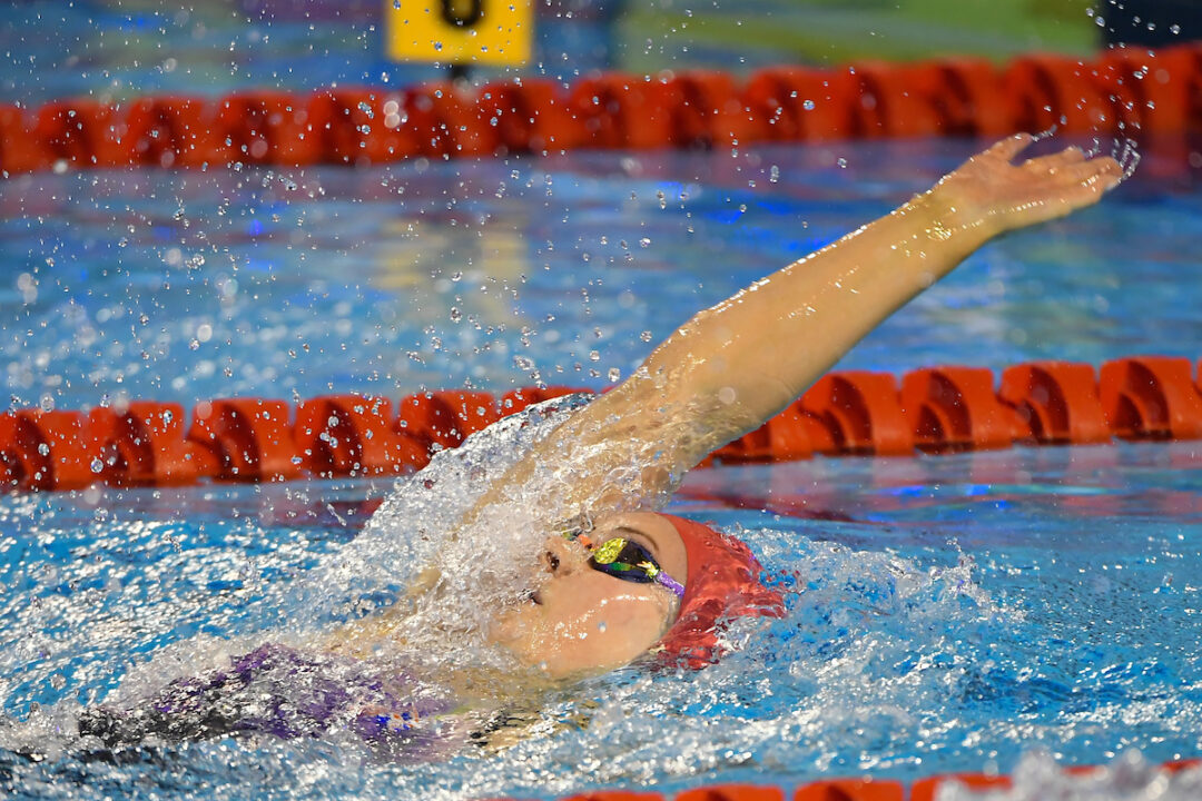 Olympic Finalist Katie Shanahan Scratches 200 Back Semifinals in Singapore