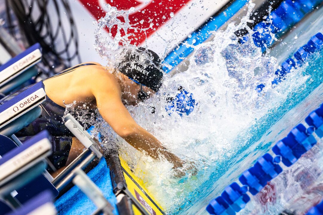 Mary-Sophie Harvey Clocks 4:36.79 400 IM On Day One Of Giant Series