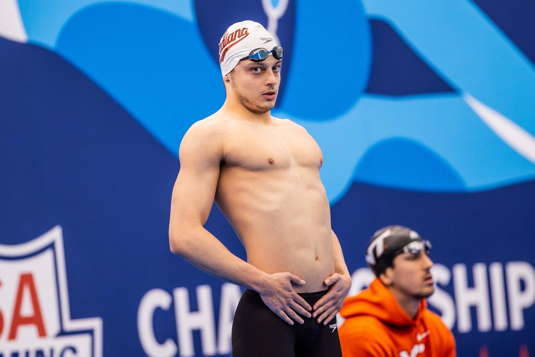 WATCH Indiana's Tomer Frankel Hits 44.32 100 Fly At 2024 Big Tens