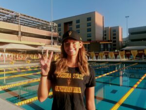 Peruvian Record Holder Alexia Sotomayor Swims Two Lifetime Bests In Last High School Dual Meet