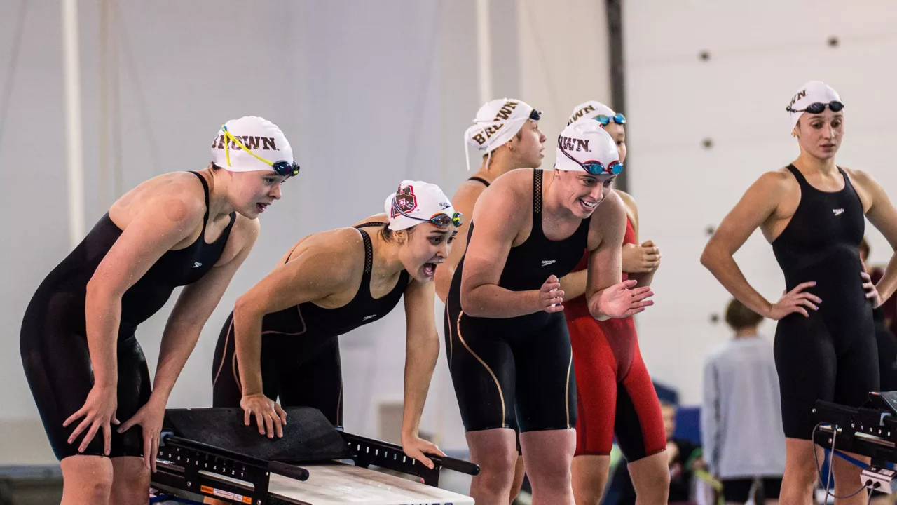 Brown Sets Seven Pool Records To Top Ivy League Rival Cornell On The Road