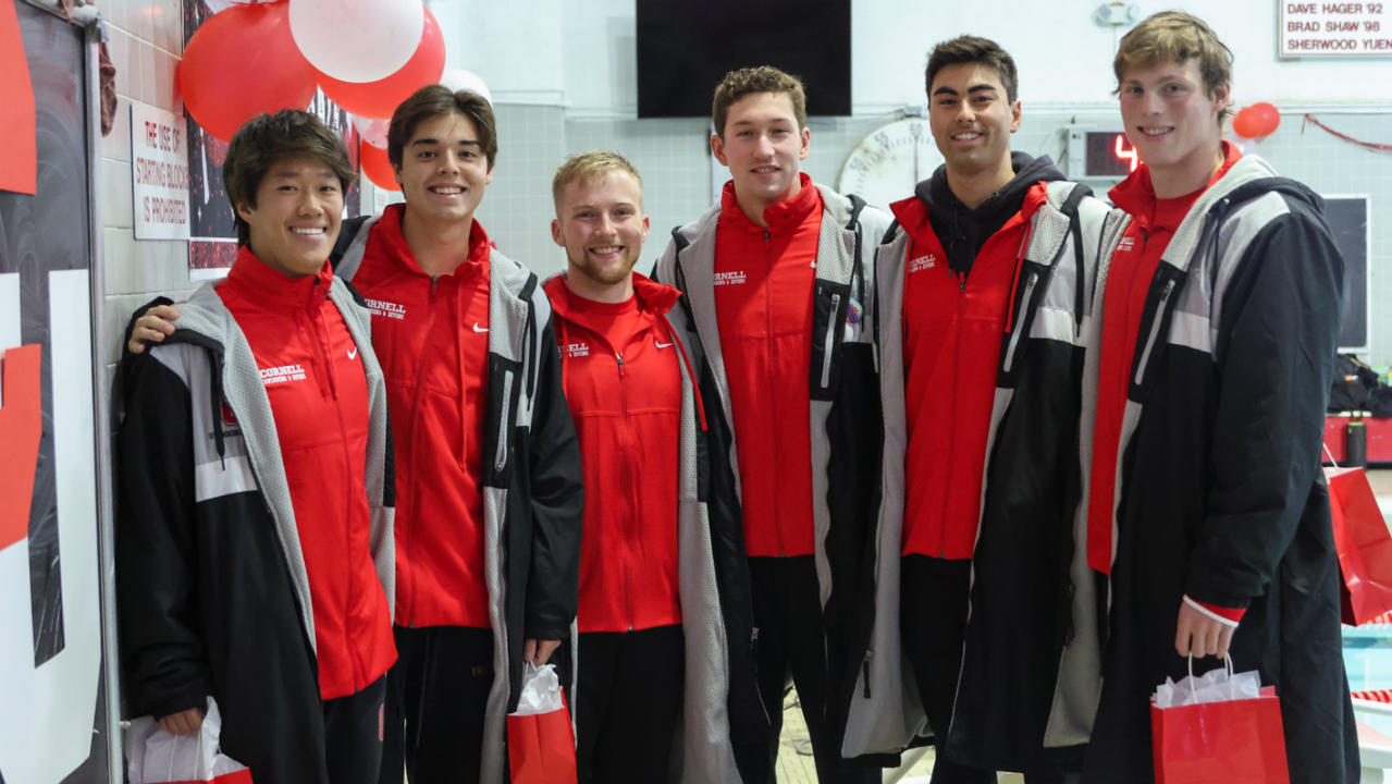 School, Pool Records Fall As Cornell Men Defeat Brown On Senior Day