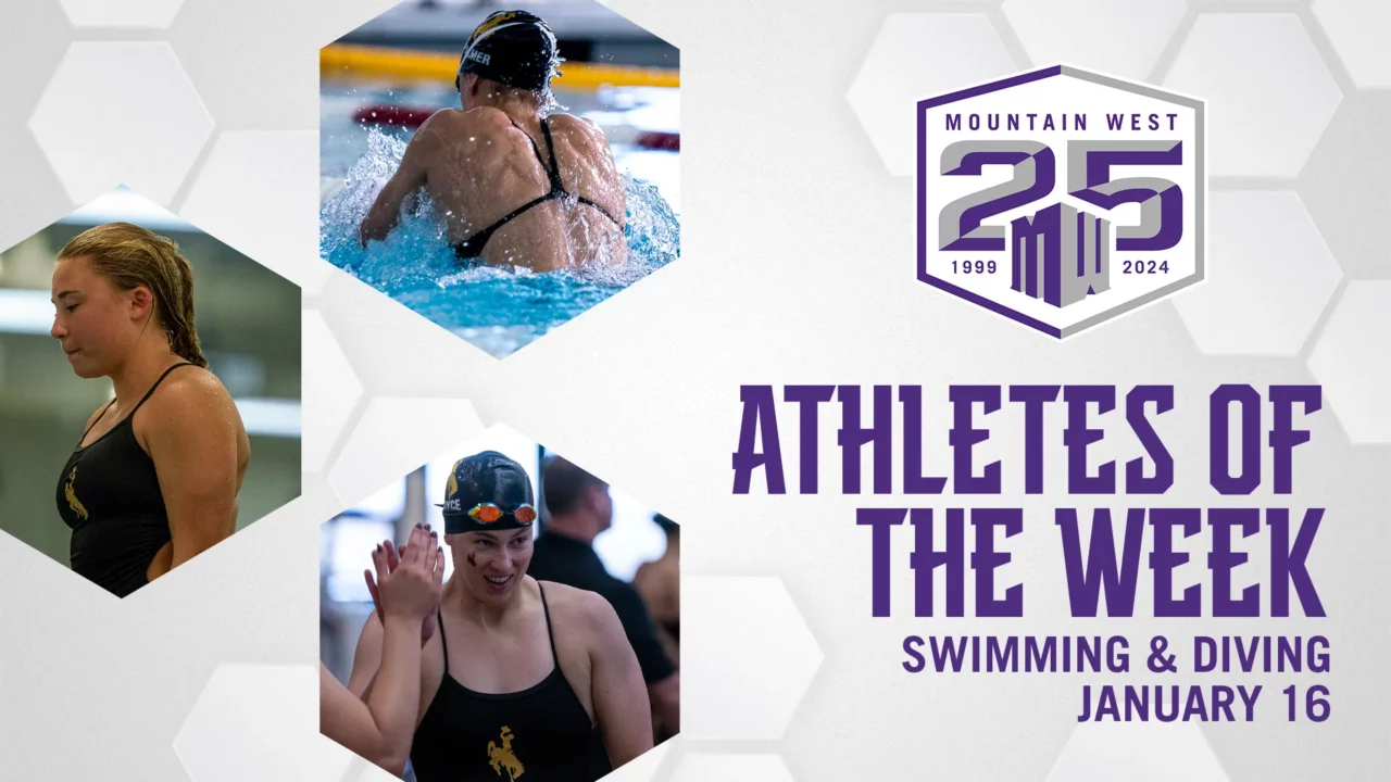 Wyoming Sweeps Mountain West Weekly Swim & Dive Awards