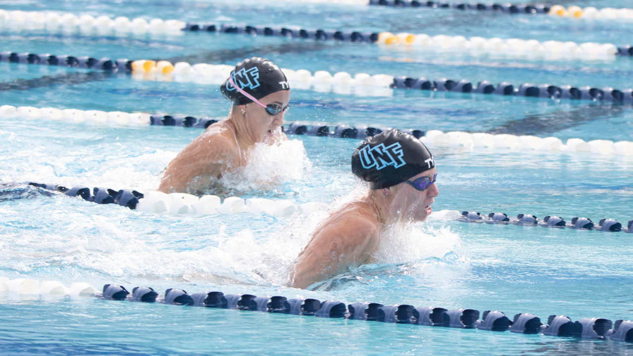 North Florida Dominates SCAD In Final Home Meet of 2023-24 Campaign
