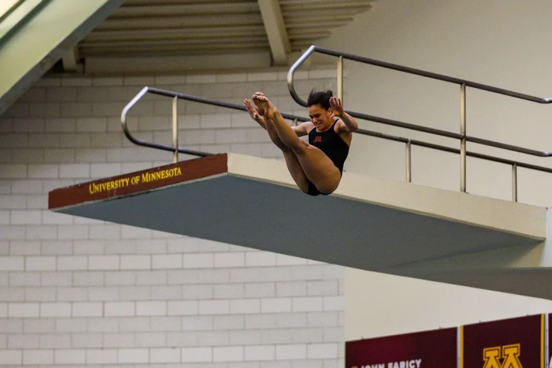 Minnesota’s Del Angel, UCLA’s Hallaselka Among Top Performers At Bruin Diving Invite