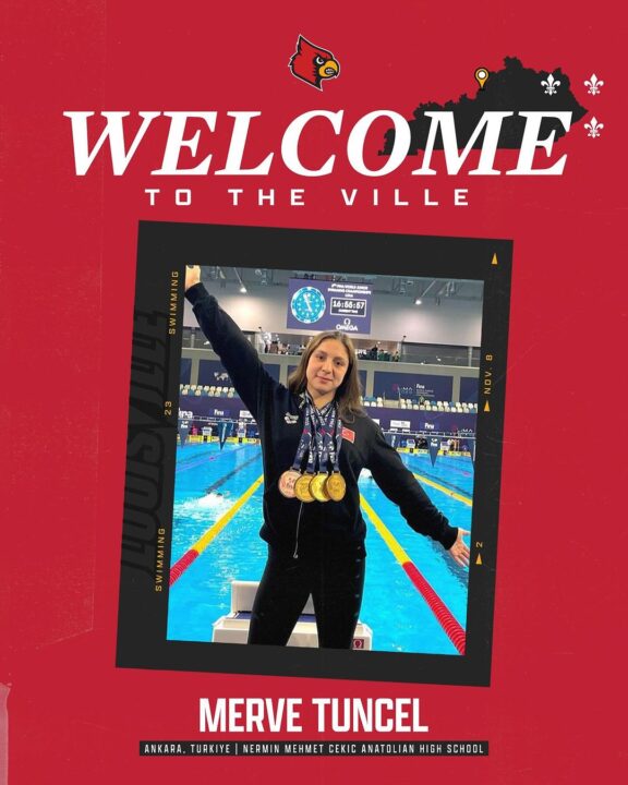 European Junior Champion Merve Tuncel Will Swim at Louisville