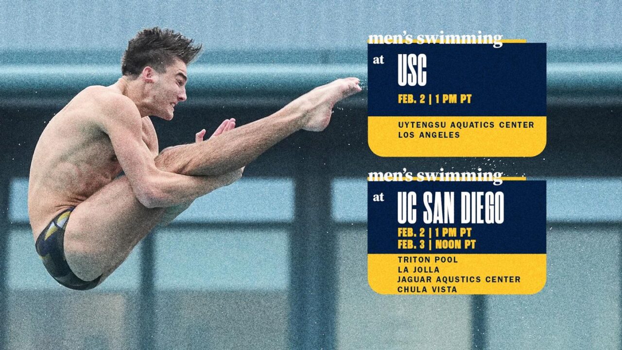 Cal Men To Battle USC, UC San Diego This Weekend