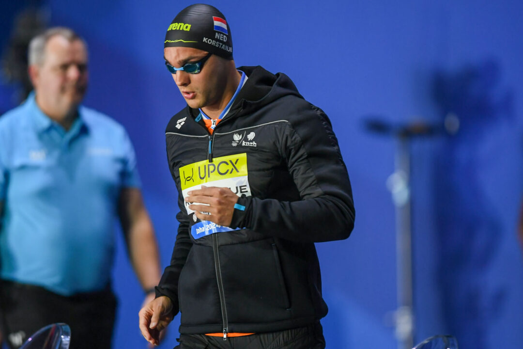 Nyls Korstanje Breaks Dutch Record in the 50 Fly; a Few Weeks Late for the World Record