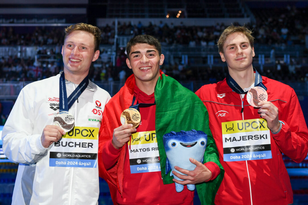 Diogo Ribeiro Sets New Portuguese Record To Win 50 Free Gold At European U23 Championships