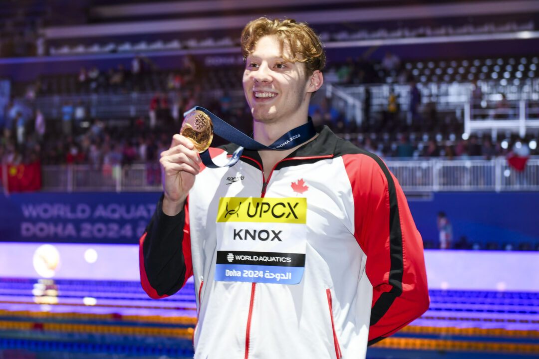 Finlay Knox Cracks Canadian Record To Win Upset World Title In 200 IM