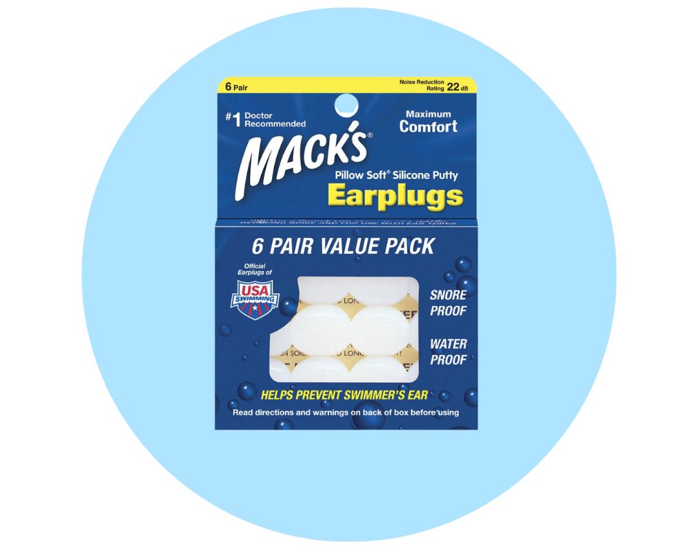 Earplugs for Swimming - Mack's Silicone Putty Soft Earplugs