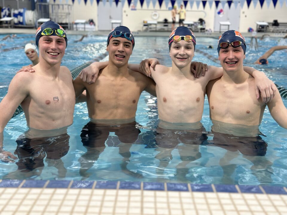 SwimMAC Boys Break 13-14 800 Free National Relay Record Led by David Sammons’ 1:38.81