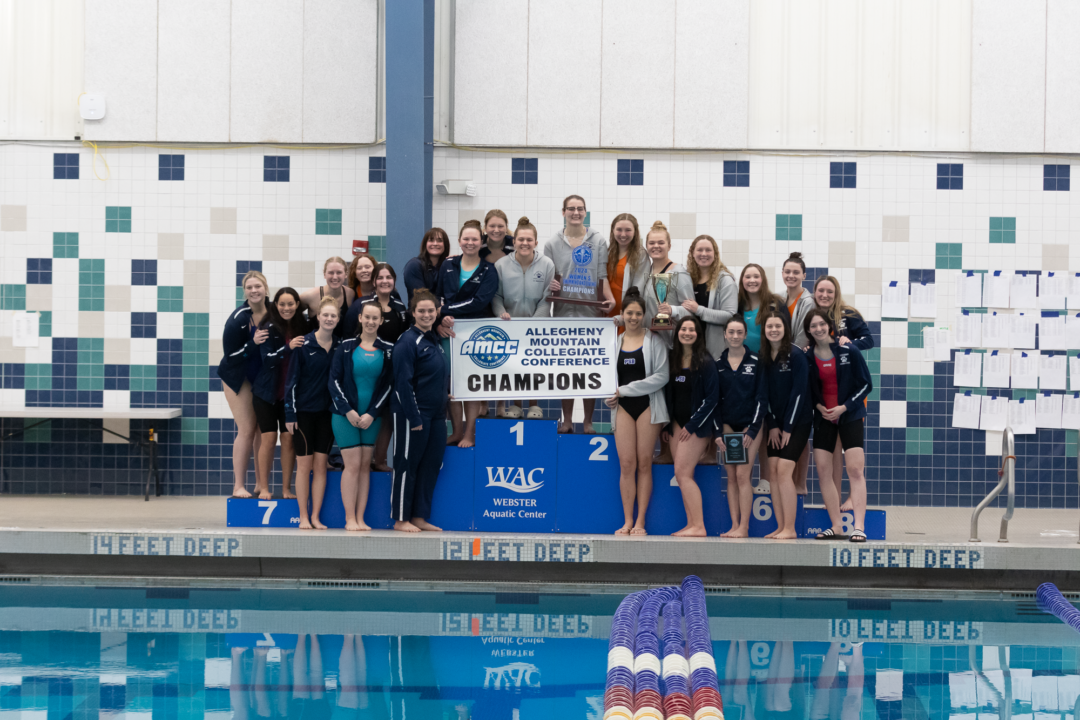 Penn State Behrend Men & Women Claim AMCC Swimming & Diving Titles