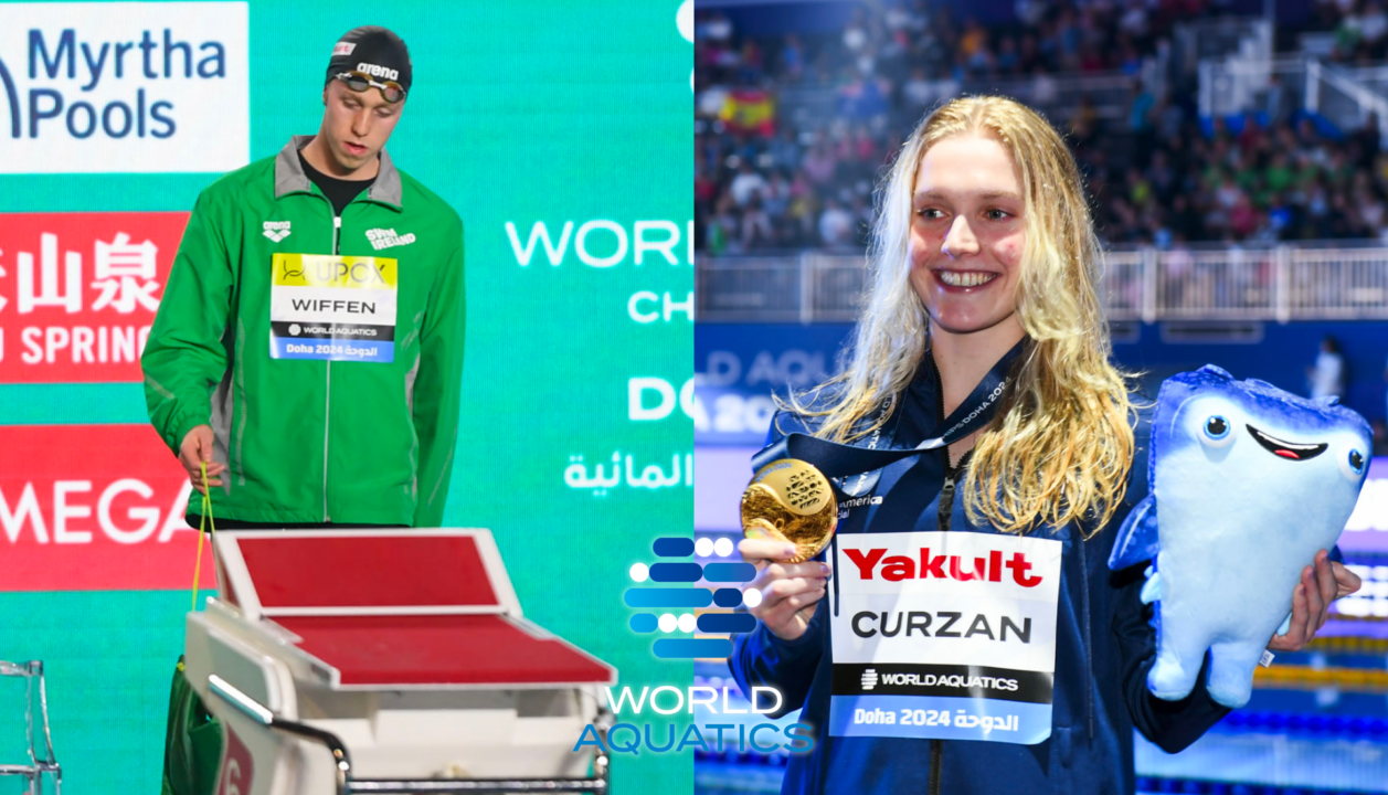 Curzan, Wiffen, and Team USA Named World Aquatics Best Of The Meet (2024 Worlds)