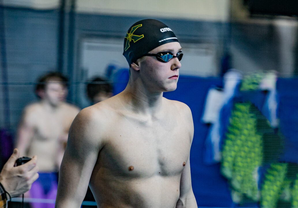 Johnny Crush Swims 42.99 in Kentucky State High School Prelims to Break State Record