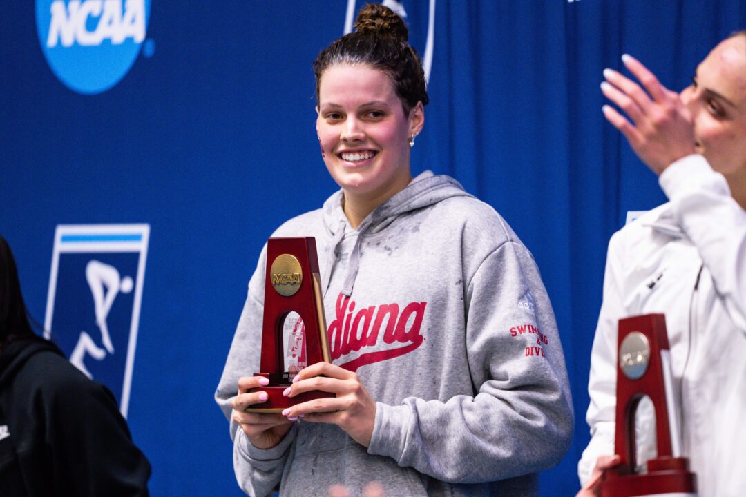 NCAA Champions Carson Tyler, Anna Peplowski Repeat as IU Athletes of the Year